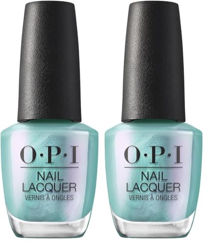 OPI Pisces the Future Sheer Blue Pearl Nail Polish - 0.5 Fl Oz Pack of 2