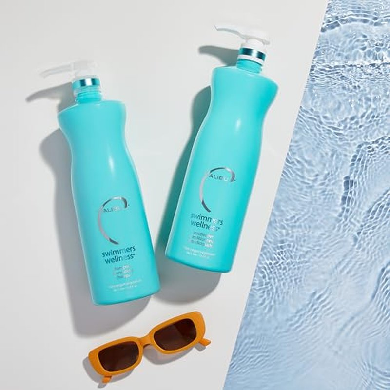 Malibu C Swimmers Wellness Conditioner - Moisturizing Conditioner for Swimmers - Strengthening Proteins Help Prevent Brittle, Dry Hair from Swimming