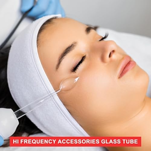 Electrode Wand Glass Tube Electrodes Spare Parts for Facial Machine Salon Spa Equipment Elitzia ETJX006 (Spoon)