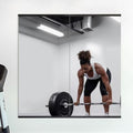 Delma 48''x24'' Frameless Full Body Gym Mirrors 2-Pack - Black Frame