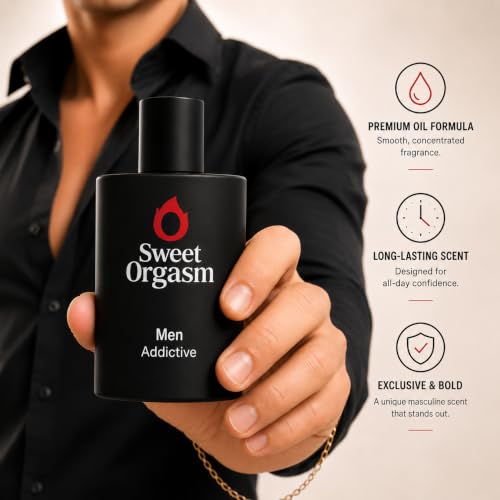 Men's Pheromone Cologne 1.2 Fl Oz - Long Lasting Fragrance for Confidence