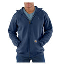 Carhartt Men's Marquette Full-Zip Sweatshirt Large New Navy - Warm Fleece Hoodie