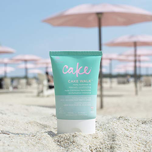 Cake Beauty Walk Triplemint Foot Cr?me, 3.4 Fluid Ounce (Pack of 3)