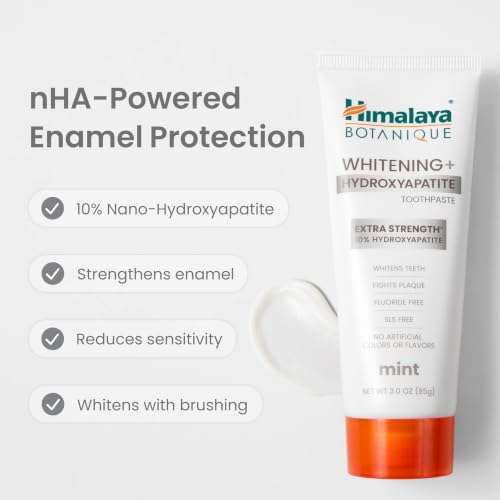 Nano Hydroxyapatite Toothpaste Mint 3 oz 2 Pack - Remineralizes Enamel & Whitens