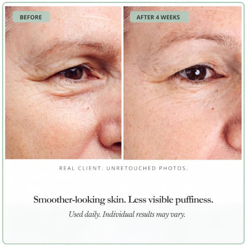 Hydrating Face and Under-Eye Serum with Peptides & Caffeine - 1 oz