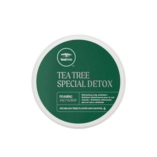 Tea Tree Salt Scrub for Scalp Detox & Exfoliation - 6.5 oz