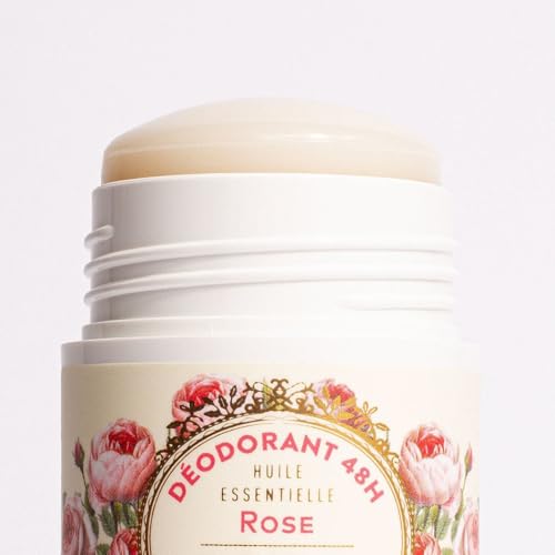 Natural Rose Deodorant Duo Pack - Aluminum Free, 2 x 1.7 oz, Long-Lasting & Sensitive Skin Safe