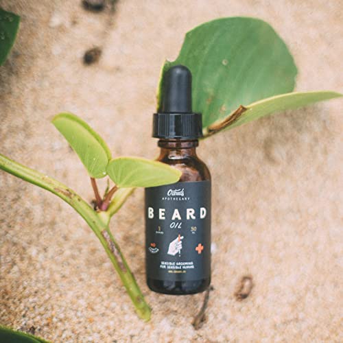 O'Douds Beard Oil for Men – Natural Vegan Mustache & Beard Conditioner with Jojoba Oil, Forest Scent, 1oz
