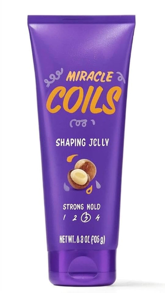 New Miracle Coils Shaping Jelly – Sulfate-Free, Cocoa Butter Infused, 6.8 fl oz (Pack of 1)