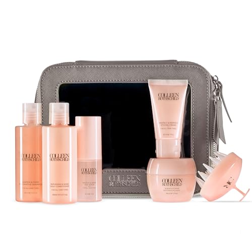 Travel Hair Care Set - 7 Piece Deep Nourishing Shampoo Conditioner Styling
