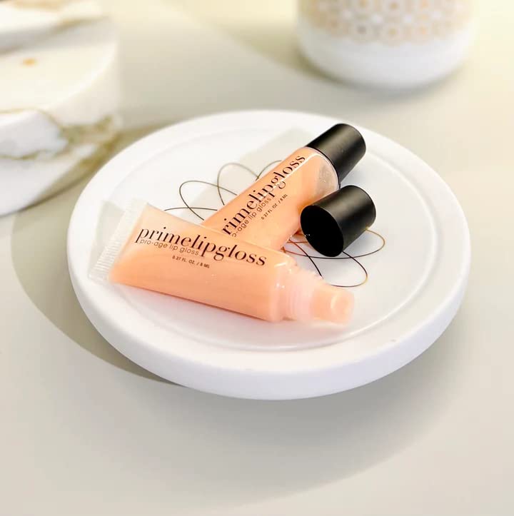 PrimePrometics PrimeLip Gloss for Mature Women - Hydrating, Plumping & Unscented Lip Shine