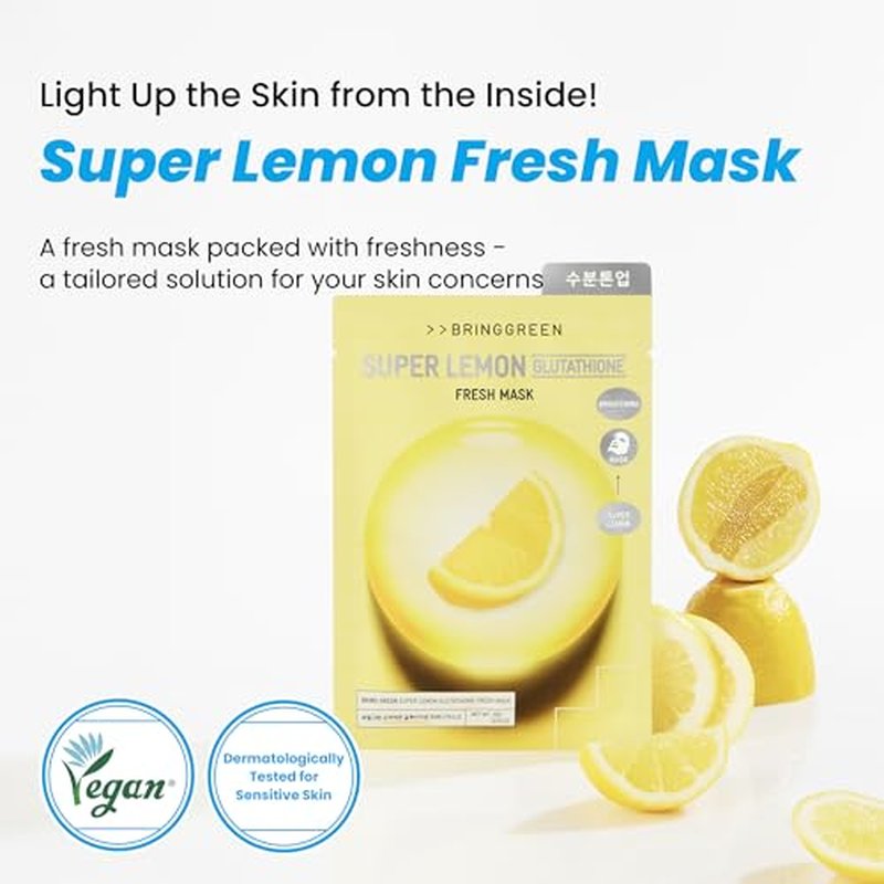 BRINGGREEN Super Lemon Fresh Mask 10ea