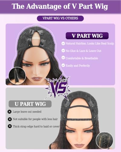 Natural Color 12 Inch Human Hair Body Wave U Part Wig with Drawstring - No Leave Out, Glueless, 180% Density