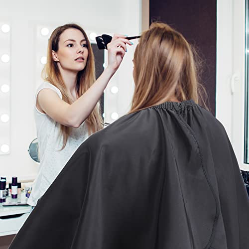 JenPen Waterproof Hair Capes 6 Pack for Stylists - Black, Gray, Purple