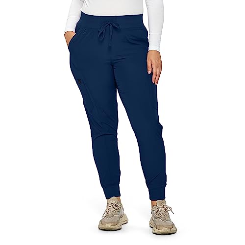 Womens Jogger Scrubs Ribbed Jogger Scrub Pants for Women