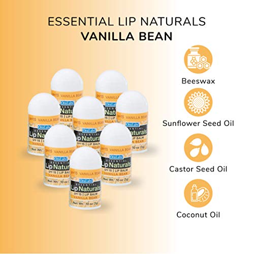 Mini Lip Balm Set SPF 15 with Natural Ingredients - 50 Count Assorted Flavors