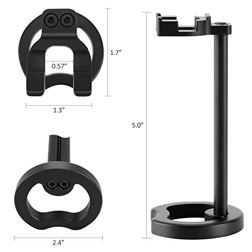 SANWA Stainless Steel Razor Holder Stand - Black Variation for Shaving Razors