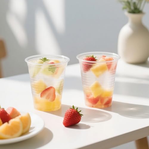 2000 Pack 12 oz Clear Disposable Plastic Water Cups - BPA-Free, Heat-Resistant