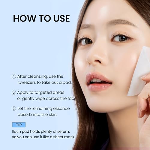 Niacinamide Facial Pads for Skin Hydration & Pore Minimizing - 40 Sheets