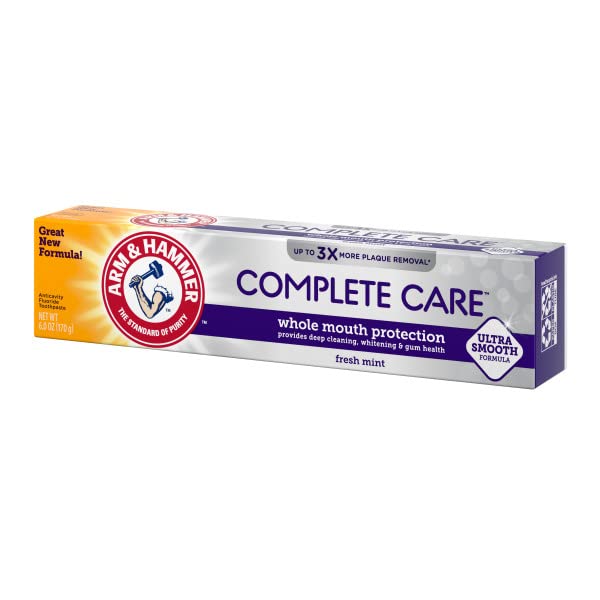 Arm & Hammer Complete Care Stain Defense Fluoride Toothpaste 6 oz - Pack of 6