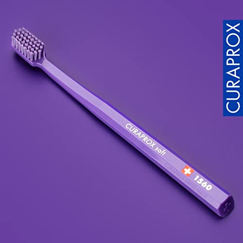 Soft Toothbrush Set with Ultra-Fine Filaments & Angled Head - 3 Pack