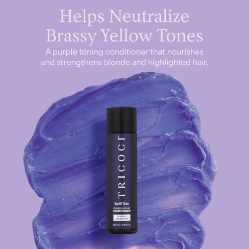 Indiglow Purple Conditioner - Debrassing Toner for Blonde Hair - Variation of THIS listing