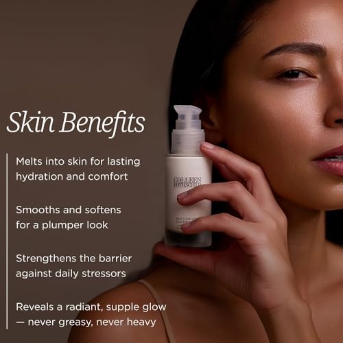Colleen Rothschild Moisture Veil Silk Emulsion Face Moisturizer with Hyaluronic Acid & Ceramides ? Hydrating, Barrier-Supporting, Radiance-Boosting Cream