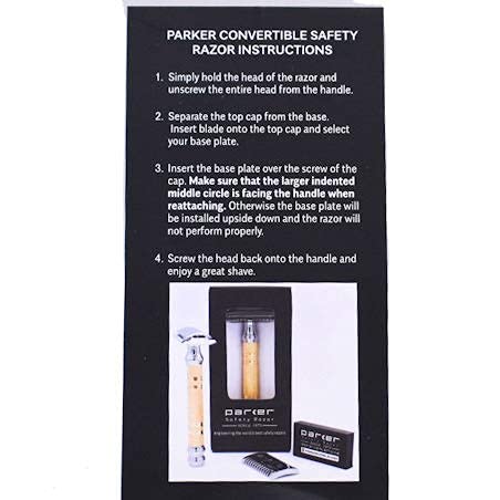 Convertible Safety Razor with Open & Closed Comb Plates - Premium Brass Handle