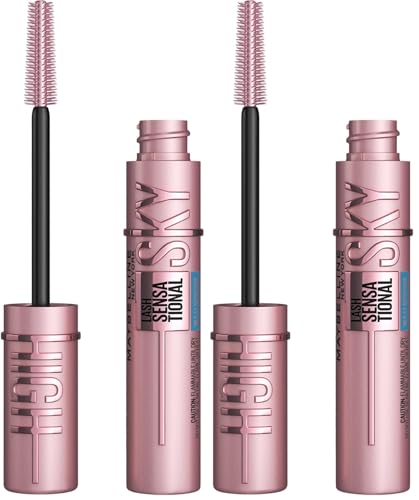 Maybelline Lash Sensational Sky High Waterproof Mascara - Very Black - Pack of 2