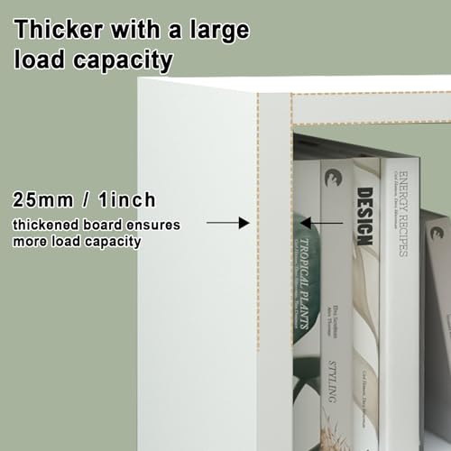 White 3-Cube Wooden Storage Shelf Organizer with Anti-Tipping Kit - 11 Inch
