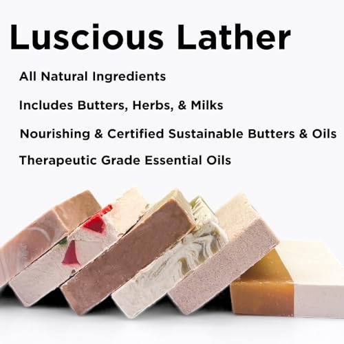 Sumbody USA Cold Process Soap Variety 6 Pack - Handmade, Natural & Moisturizing