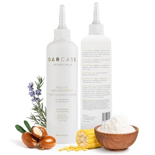 Dry Shampoo Powder for Women Rosemary 6.5oz Non-Aerosol Hair Refresh