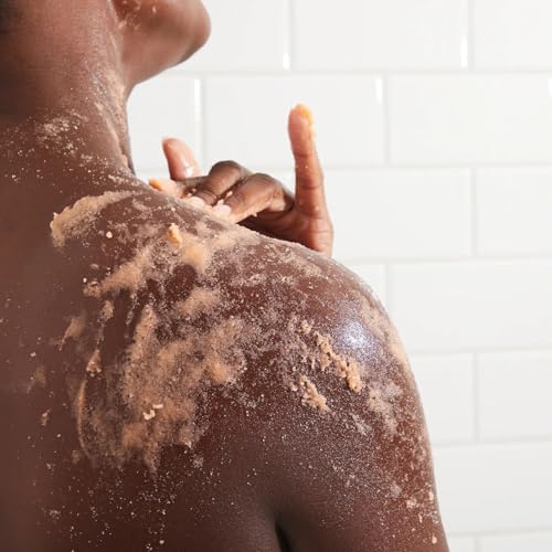 NCLA Beauty Hey Sugar All Natural Body Scrub - Moisturizing, Exfoliating Sugar Scrub - Shea, Cocoa, and Mango Butters - Peach - 8.8 oz