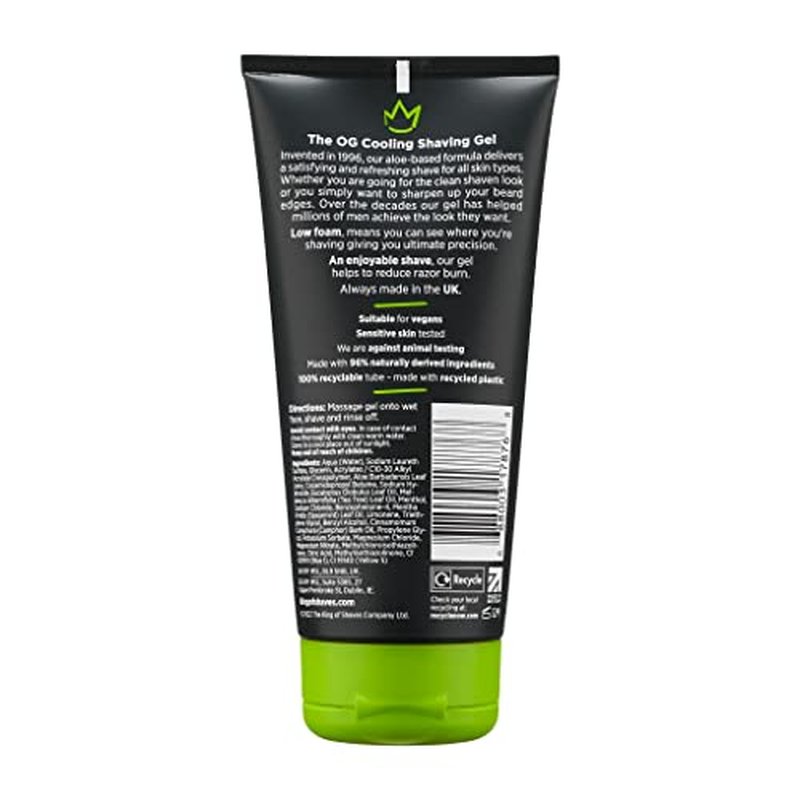 King of Shaves Cooling shave gel Aloe+Tea tree 2x175ml