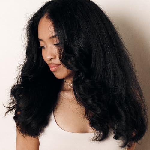 Ceramic Ionic Hair Volumizing Blow Dryer Brush - Flat Brush for Fast Blowouts