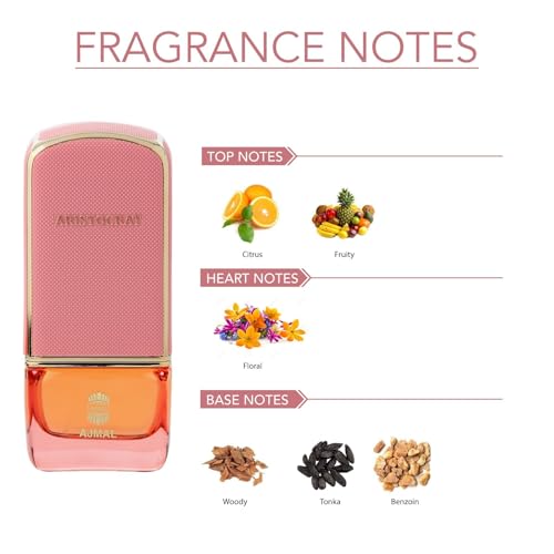 Ajmal Aristocrat Women’s EDP Perfume – Long-Lasting Floral & Fruity Fragrance, 50ml