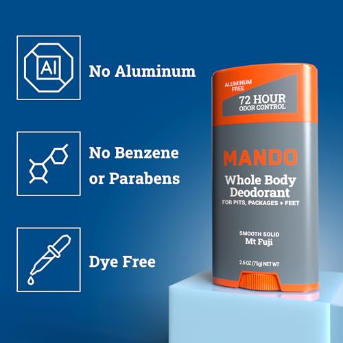 Mando Whole Body Deodorant & Cleansing Bar Bundle - Mt Fuji Variation