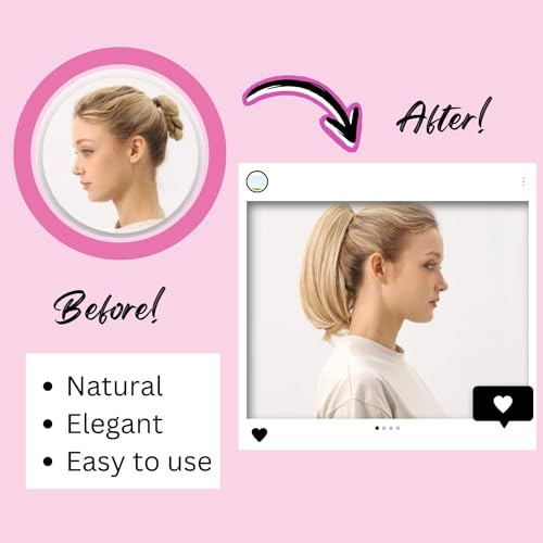 Claw Clip Straight Ponytail Hair Extension 10 Inches Salt and Pepper - Hair Accessories