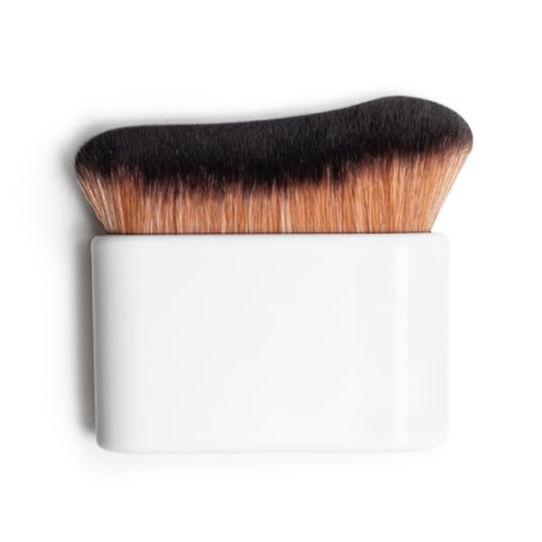 Tinge Body Kabuki Brush for Self Tanner & Makeup Application - Soft Synthetic Bristles, Travel-Friendly