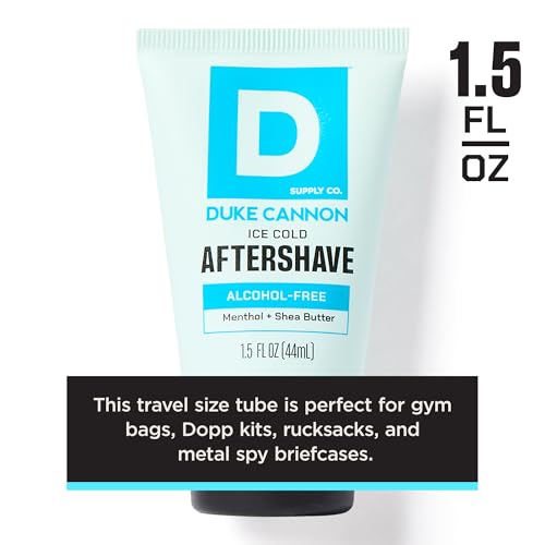 Duke Cannon Menthol Cooling After-Shave Balm 1.5 oz Tripack – Soothes & Refreshes Skin