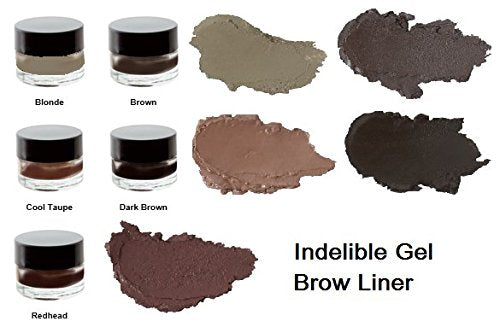Jolie Waterproof Indelible Gel Brow Liner - Dark Brown