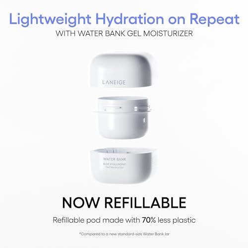 LANEIGE Water Bank Blue Hyaluronic Gel Moisturizer Mini 1.6 oz Refill