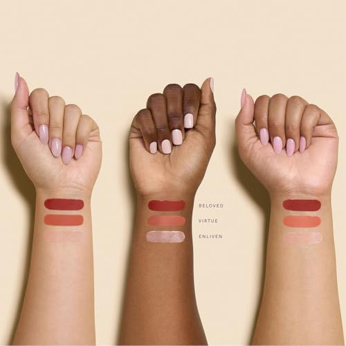Rare Beauty Limited Edition Mini Blush & Luminize Trio - Beloved - Virtue - Enliven - New In Box