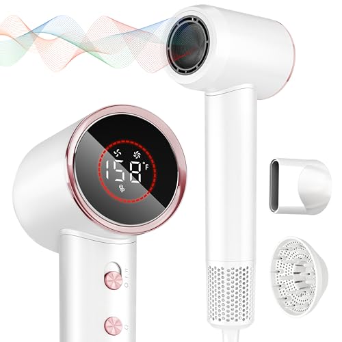 Grano Care White Professional High-Speed Ionic Hair Dryer 160,000 RPM