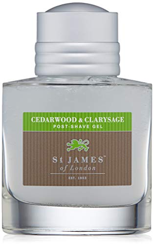 Post Shave Gel - Cedarwood & Clary Sage, 3.4 Fl Oz, Alcohol-Free & Paraben-Free