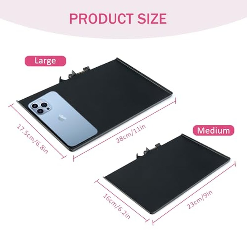 Metal Lash Tray Holder (9 inch¡¿6.5 inch), Medium Adjustable Essential Organizer Stand for Lash Techs, Eyelash Extension Supplies Perfect for Salon or Homes Use by KONOVOLY