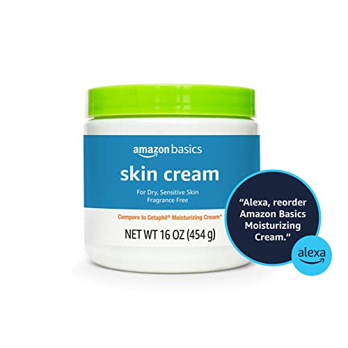 Amazon Basics Ultra Moisturizing Skin Cream 16oz Pack of 4 for Dry & Sensitive Skin