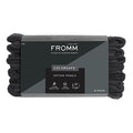 Fromm ColorSafe Cotton Salon Towels Black 6 Pack - Bleach Proof, 16x29 Inch Hair Drying Towels for Hair Stylists & Barbers