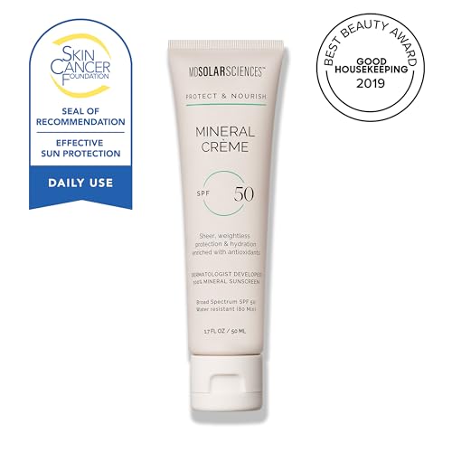MDSolarSciences Mineral SPF 50 Face Sunscreen 1.7 Fl Oz Water-Resistant Broad Spectrum Matte Finish