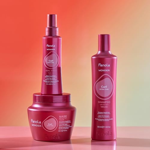 Fanola Wonder Curly Hair Shampoo Hydrating & Frizz Control 11.83 oz